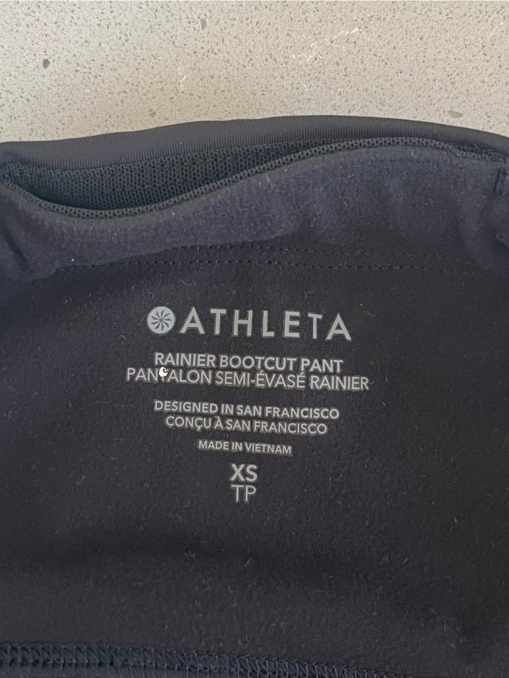 Athleta Rainier High Rise Wide Leg Bootcut Pant Legging Size XS Black - Picture 6 of 15